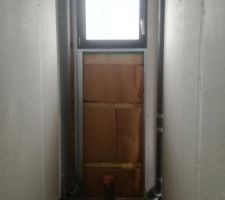 Avancement des poses de plaques Fermacell (les futurs toilettes)