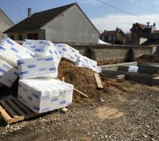 Livraison des hourdis et poutrelles