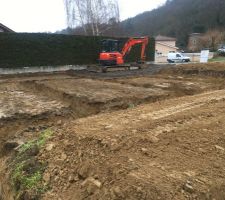 Terrassement terminé en une journée