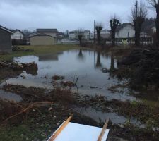 Pose d?un drain car piscine naturelle ?