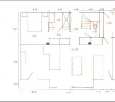 Plan du rez-de-chaussée, sans le garage