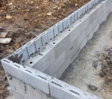 Zoom sur le mur du vide sanitaire