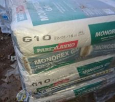 Livraison enduit parexlanko g10