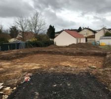 Terrassement commencé