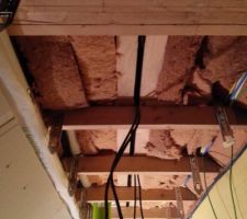 Fibre de bois en partie haute des rampants