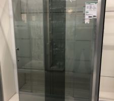 Choix de la cloison de douche à l'italienne... Choix 1