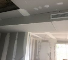 Réalisation du plénum de circulation d'air de chauffage/climatisation système RIBO.