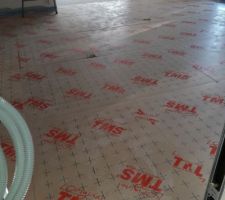 Préparation pour chauffage au sol
