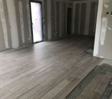 Carrelage effet parquet