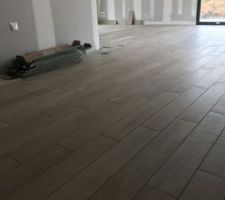 Carrelage effet parquet