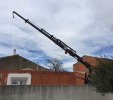 Mise en place de la charpente