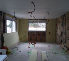 27-01-2018 Fin de la premi&egrave;re journ&eacute;e des plaquistes, pas de nettoyage...