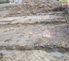 Terrassement en cours.