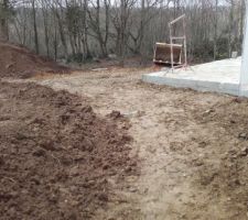 Travaux de remblaiement