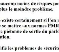 On peut faire mieux et dans les normes.