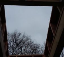 Puit de lumière installé dans le volume principal