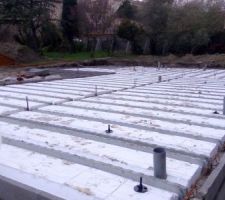Préparation de la dalle