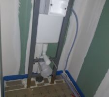 Préparation WC rdc