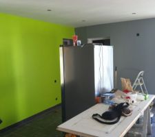 17 octobre : peinture de la cuisine finie