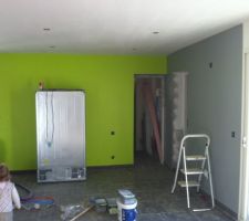 17 octobre : peinture de la cuisine finie