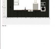 Choix n°1 : cuisine Leroy Merlin plan 2D