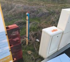 Raccordement &agrave; l'eau avant d&eacute;marrage du chantier