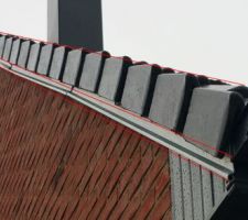 Défaut du toit angle sud-est