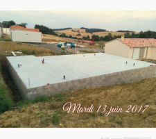 Dalle coulée depuis le 29 mai 2017