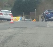 Oh petite surprise matinale. .. veolia et mon conducteur de travaux se seraient ils passé le mot? Hihi