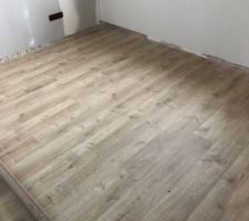 Parquet pose dans les chambres