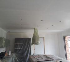 1er couche d'enduit lissage