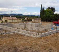 Vide sanitaire de 80 cm de hauteur en moyenne On se rend jamais vraiment compte du d&eacute;nivell&eacute; d'un terrain