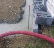 Mur garage en limite de propriété