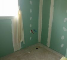 Salle de bain, emplacement baignoire