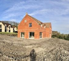 Vue extérieure suite aux travaux de terrassement