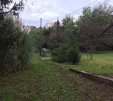 Terrain vue du nord est.