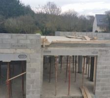 Dalle de l'&eacute;tage r&eacute;alis&eacute;e