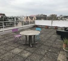 Terrasse à refaire et à sécuriser