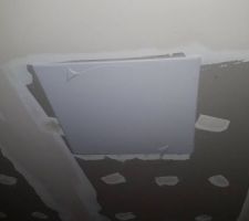 Trappe au plafond du garage