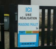 Publicité maison malet