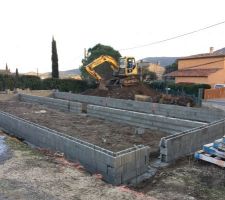 Montage du vide sanitaire.