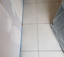 Cloison pas droite