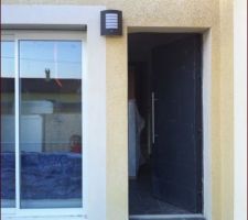 18 octobre : luminaire de l'entr&eacute;e