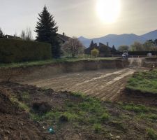 Terrassement pour fondations