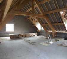 Intérieur de la charpente