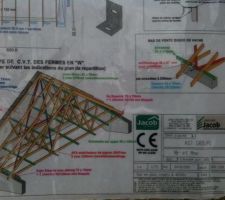 Plan de montage de la charpente crea-concep