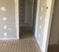 Pose isolation plancher chauffant