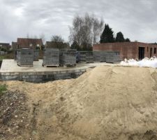 Dalle coulée début février