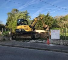 D&eacute;but du chantier