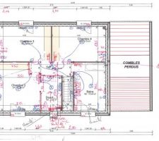 Brouillon pour plan technique après MAP - Etage